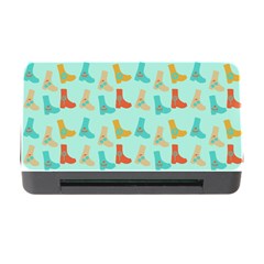 Blue Orange Boots Memory Card Reader With Cf by snowwhitegirl