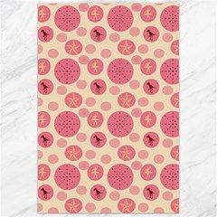 Cream Retro Dots Canvas 24  X 36  by snowwhitegirl