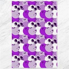 Purple Cherry Dots Canvas 12  X 18   by snowwhitegirl