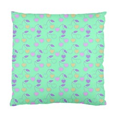 Mint Heart Cherries Standard Cushion Case (one Side) by snowwhitegirl