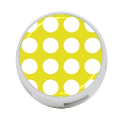 Big Dot Yellow 4-port Usb Hub (one Side) by snowwhitegirl