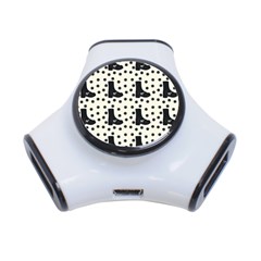 Deer Boots White Black 3-port Usb Hub by snowwhitegirl