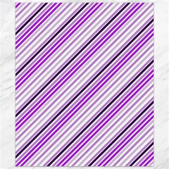 Purple Diagonal Lines Canvas 20  X 24   by snowwhitegirl
