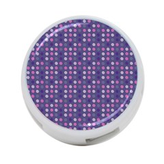 Violet Grey Purple Eggs On Grey Blue 4-port Usb Hub (one Side) by snowwhitegirl