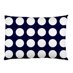 Big Dot Blue Pillow Case (two Sides) by snowwhitegirl