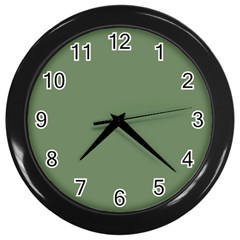 Army Green Wall Clocks (black) by snowwhitegirl