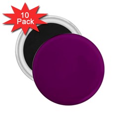 Magenta Ish Purple 2 25  Magnets (10 Pack)  by snowwhitegirl