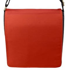 Dark Papaya Flap Messenger Bag (s)