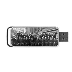 1927 Solvay Conference On Quantum Mechanics Portable Usb Flash (two Sides) by thearts