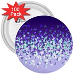 Purple Disintegrate 3  Buttons (100 pack)  Front