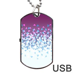 Disintegrate Carnivale Dog Tag Usb Flash (two Sides) by jumpercat