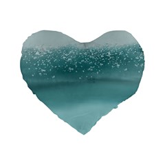 Waterworks Standard 16  Premium Flano Heart Shape Cushions by digitaldivadesigns