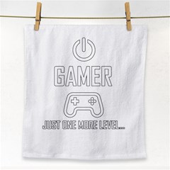 Gamer Face Towel by Valentinaart