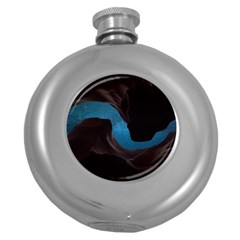 Abstract Adult Art Blur Color Round Hip Flask (5 Oz) by Nexatart
