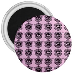 Three Women Pink 3  Magnets by snowwhitegirl