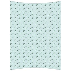 Pink Flowers Blue Back Support Cushion by snowwhitegirl