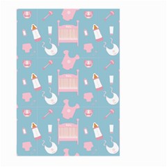 Baby Pattern Large Garden Flag (two Sides) by snowwhitegirl