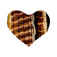 Abstract Architecture Background Standard 16  Premium Heart Shape Cushions by Nexatart