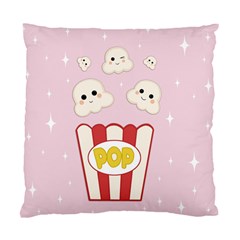 Cute Kawaii Popcorn Standard Cushion Case (two Sides) by Valentinaart
