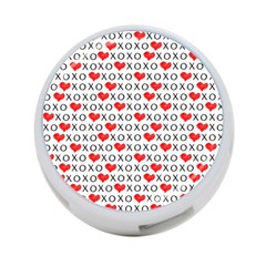 Xoxo Valentines Day Pattern 4-port Usb Hub (one Side) by Valentinaart