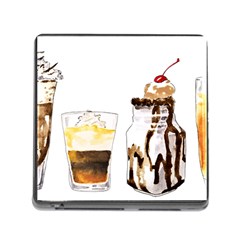 Coffee And Milkshakes Memory Card Reader (square) by KuriSweets