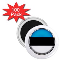 Estonia Country Flag Countries 1 75  Magnets (100 Pack)  by Nexatart