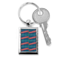 Valentine Day Pattern Key Chains (rectangle)  by dflcprints