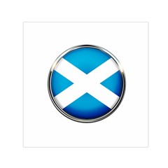 Scotland Nation Country Nationality Small Satin Scarf (square) by Nexatart