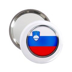 Slovenia Flag Mountains Country 2 25  Handbag Mirrors by Nexatart