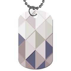Background Geometric Triangle Dog Tag (one Side) by Nexatart
