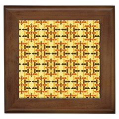 Ethnic Traditional Vintage Background Abstract Framed Tiles by Nexatart