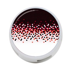 Flat Tech Camouflage Reverse Red 4-port Usb Hub (one Side) by jumpercat