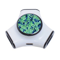 Moonlight On The Leaves 3-port Usb Hub by jumpercat