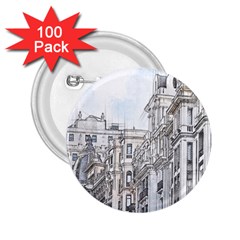 Architecture Building Design 2 25  Buttons (100 Pack)  by Nexatart