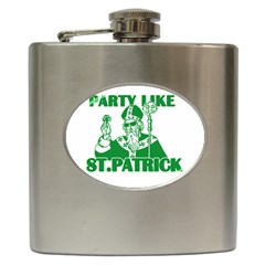  St  Patricks Day  Hip Flask (6 Oz) by Valentinaart