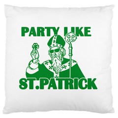  St  Patricks Day  Large Flano Cushion Case (one Side) by Valentinaart
