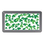 St. Patricks day clover pattern Memory Card Reader (Mini) Front