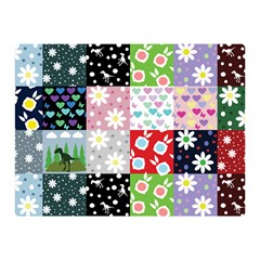 Dino Quilt Double Sided Flano Blanket (mini)  by snowwhitegirl