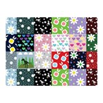 Dino Quilt Double Sided Flano Blanket (Mini)  35 x27  Blanket Front