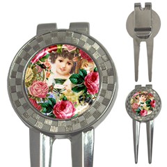 Little Girl Victorian Collage 3-in-1 Golf Divots by snowwhitegirl