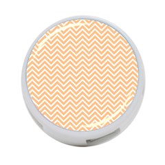 Orange Chevron 4-port Usb Hub (two Sides)  by snowwhitegirl