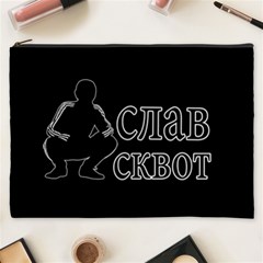 Slav Squat Cosmetic Bag (xxxl)  by Valentinaart