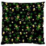 St Patricks day pattern Standard Flano Cushion Case (Two Sides) Back