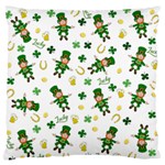 St Patricks day pattern Standard Flano Cushion Case (Two Sides) Front
