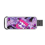 Purlpe Retro Pop Portable USB Flash (Two Sides) Back