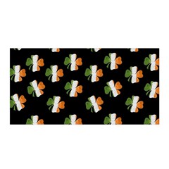 Irish Clover Satin Wrap by Valentinaart