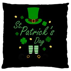 St Patricks Leprechaun Standard Flano Cushion Case (two Sides) by Valentinaart