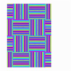 Geometric Textile Texture Surface Small Garden Flag (two Sides) by Nexatart
