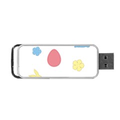 Easter Patches  Portable Usb Flash (one Side) by Valentinaart