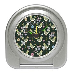 Easter Pattern Travel Alarm Clocks by Valentinaart